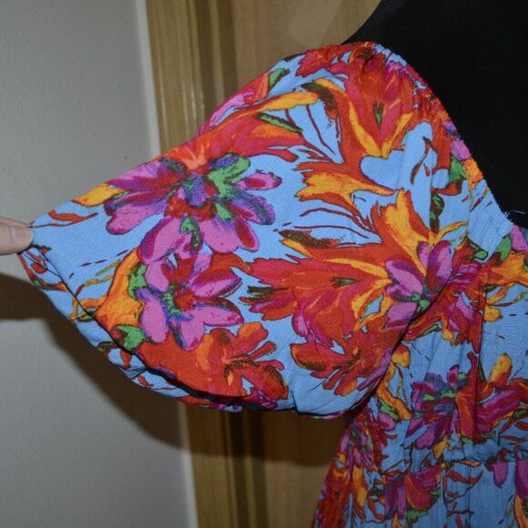 Lost + Wonder Hydra Springs Tropical Floral Vacation Beachy Island Dress - Picture 4 of 14